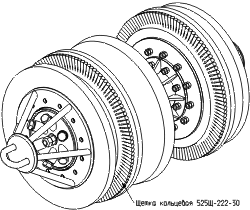 Brush discs on pig DU500