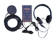 Acoustic locators LKA-00
are used in the oil and gas industry to detect by sound about the approach of an in-line flaw detector or a cleaning piston (pig),
to the point on the pipeline where the observer (operator) with an acoustic locator is located. For in-line inspections, it is important to
know about the approach of the flaw detector in order to have time to turn on and configure a more accurate device for recording the time of passage of the flaw detector
through a certain marker point, which is then used for more accurate reference by distance of the detected defects. Acoustic
the locator has a very sensitive geophone, which can be magnetized to the wall of the pipeline or pipe fittings, or installed
on the ground above the pipeline. Detection distance from 500 to 2000 meters.